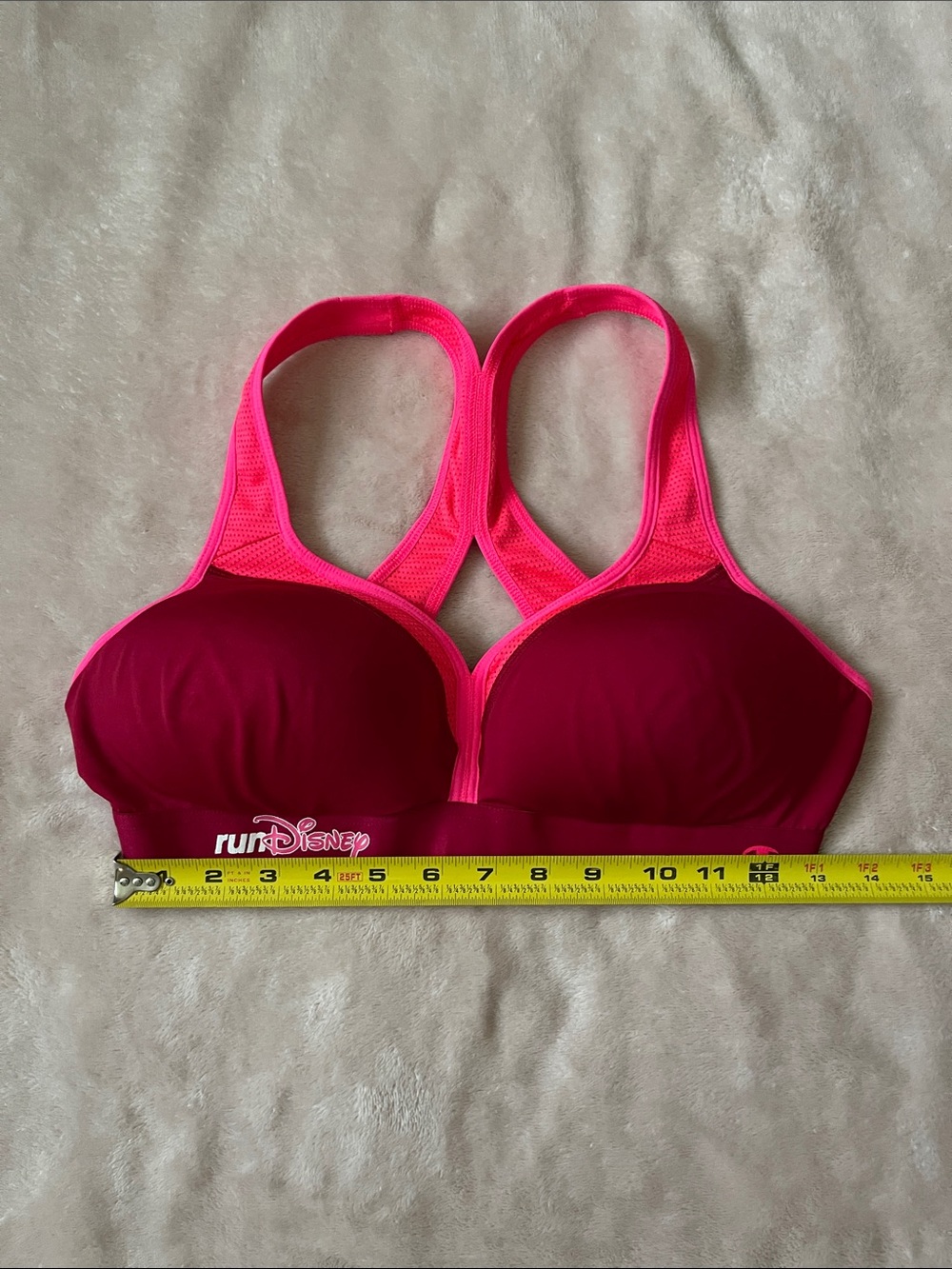 Champion RunDisney Pink & Magenta Racerback Sports Bra - Picture 2 of 5